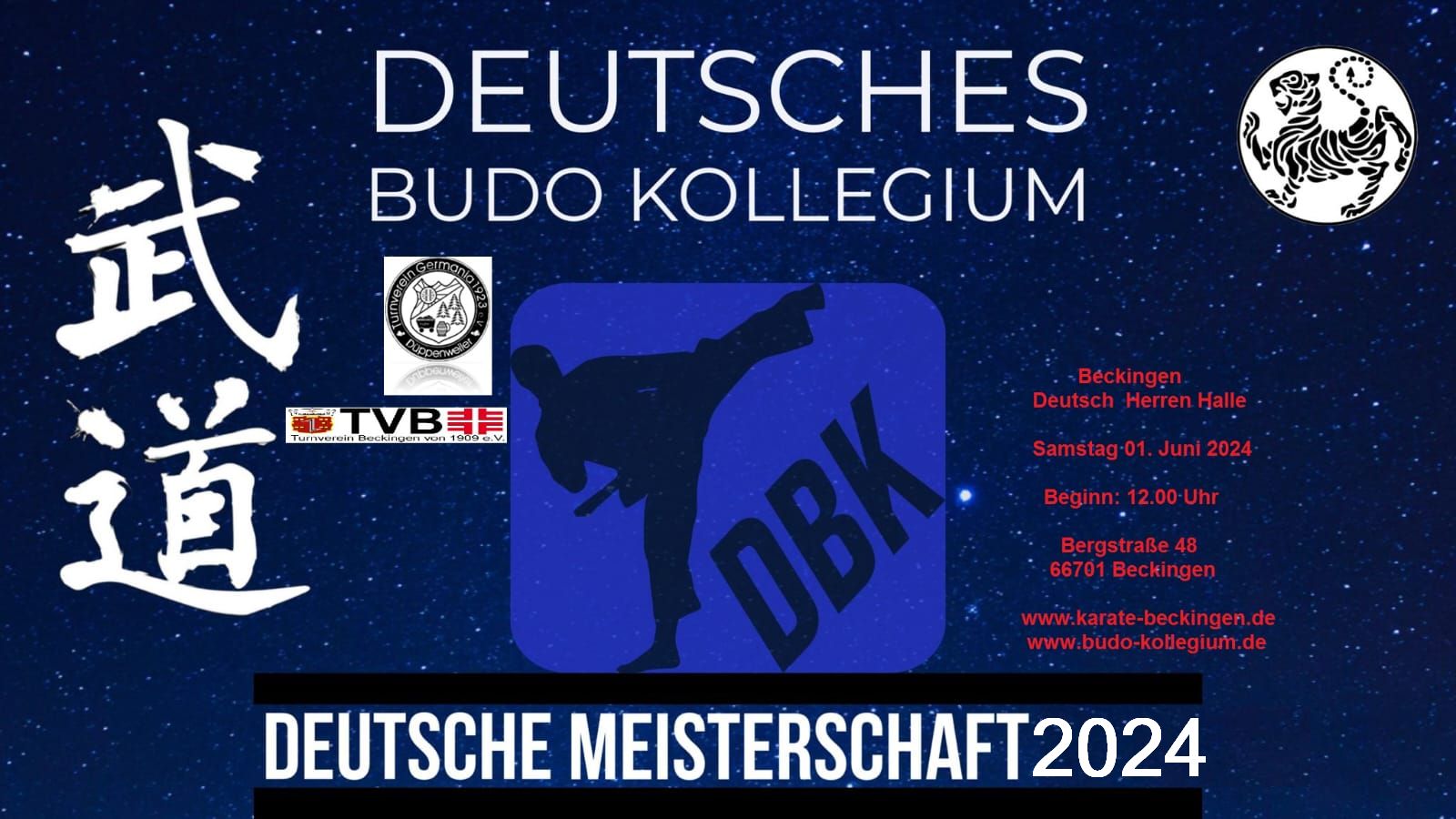 Ankündigung Deutsche Meisterschaft 2024